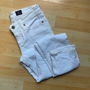 AG Adriano Goldschmied White Skinny Stilt Jean